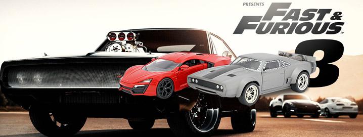 Fast and Furious Haal je favoriete
model van 
Fast & Furious!
